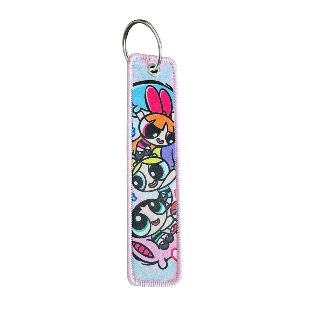 The powerpuff girls keychain